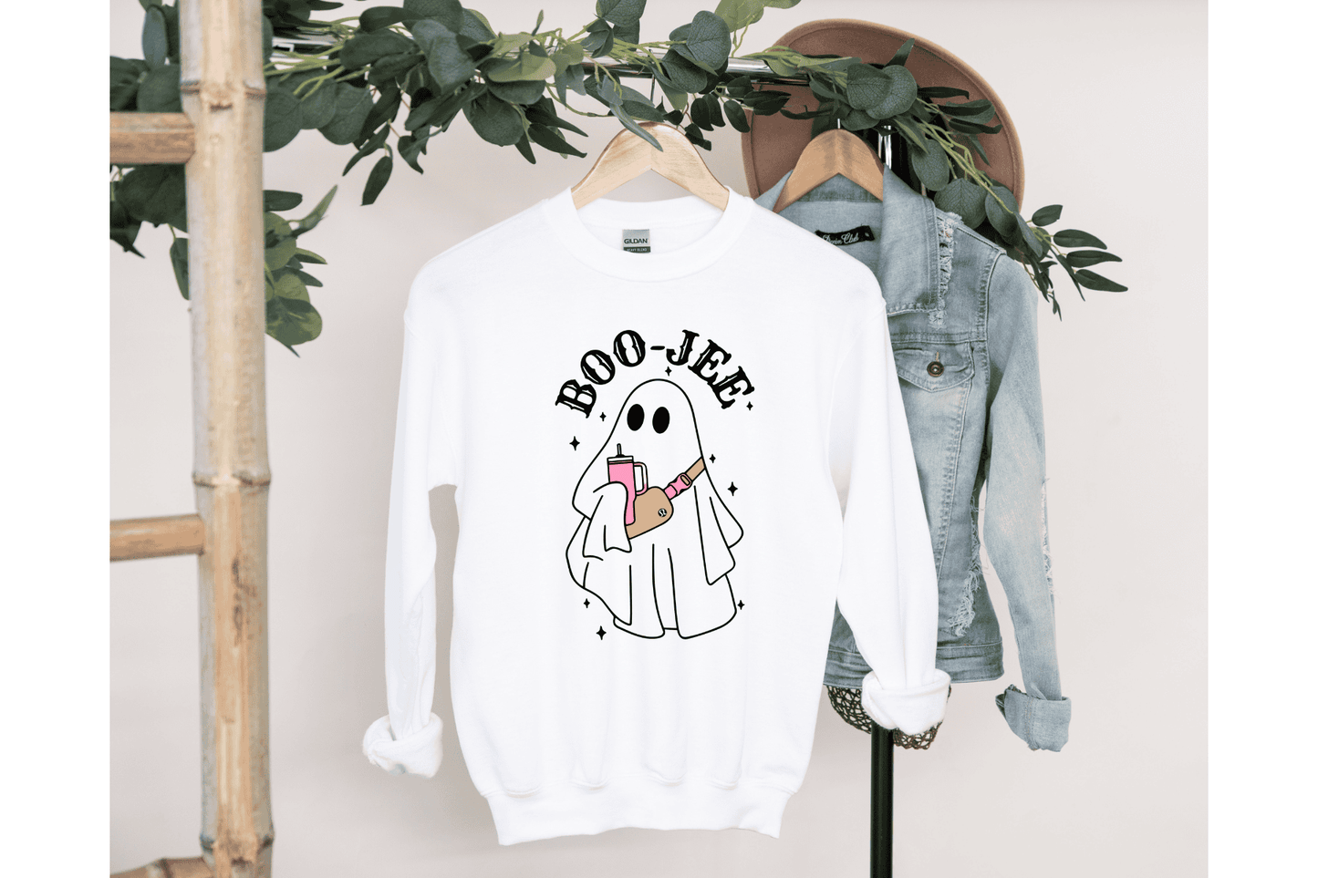 Boo Jee Ghost Sweatshirt, Halloween Crewneck, Spooky Ghost Hoodie, Halloween Ghost Shirt, Spooky Season, Cute Ghost Sweater, Trendy