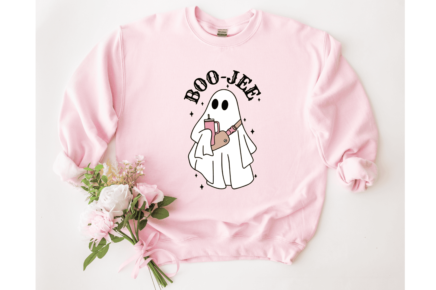 Boo Jee Ghost Sweatshirt, Halloween Crewneck, Spooky Ghost Hoodie, Halloween Ghost Shirt, Spooky Season, Cute Ghost Sweater, Trendy