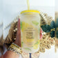 Vodka Lemons and Lemonade Personalized 16 oz Glass can cup