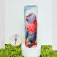 20 oz Straight Double Wall Tumbler, 3d image personalized cup . Reusable straw.