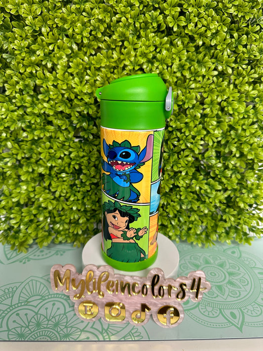 Custom  Kids Water Bottle. Can be personalized straight bottle tumbler perfect for back to school