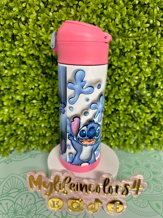 Custom  Kids Water Bottle. Can be personalized straight bottle tumbler perfect for back to school