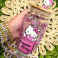 Custom Hello Kitty 16 oz Glass Can Cup