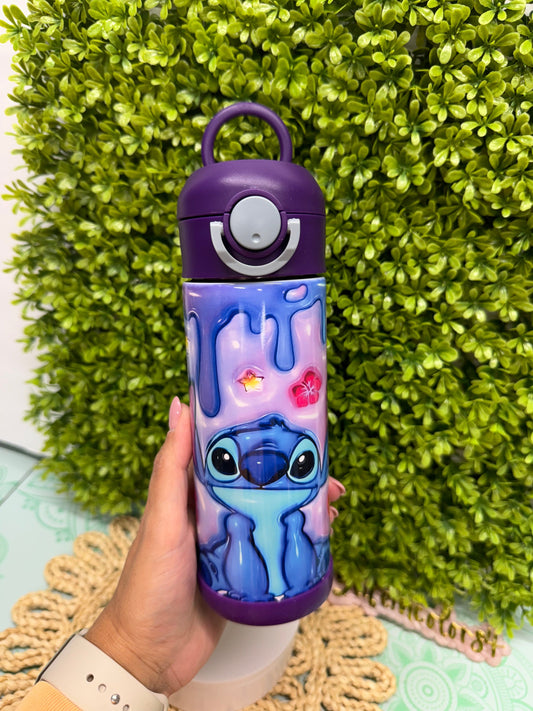 Custom  Kids Water Bottle. Can be personalized straight bottle tumbler perfect for back to school