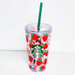 Custom Starbucks Cup, 24  or 16 oz. Venti Grande iced coffee or any iced drink