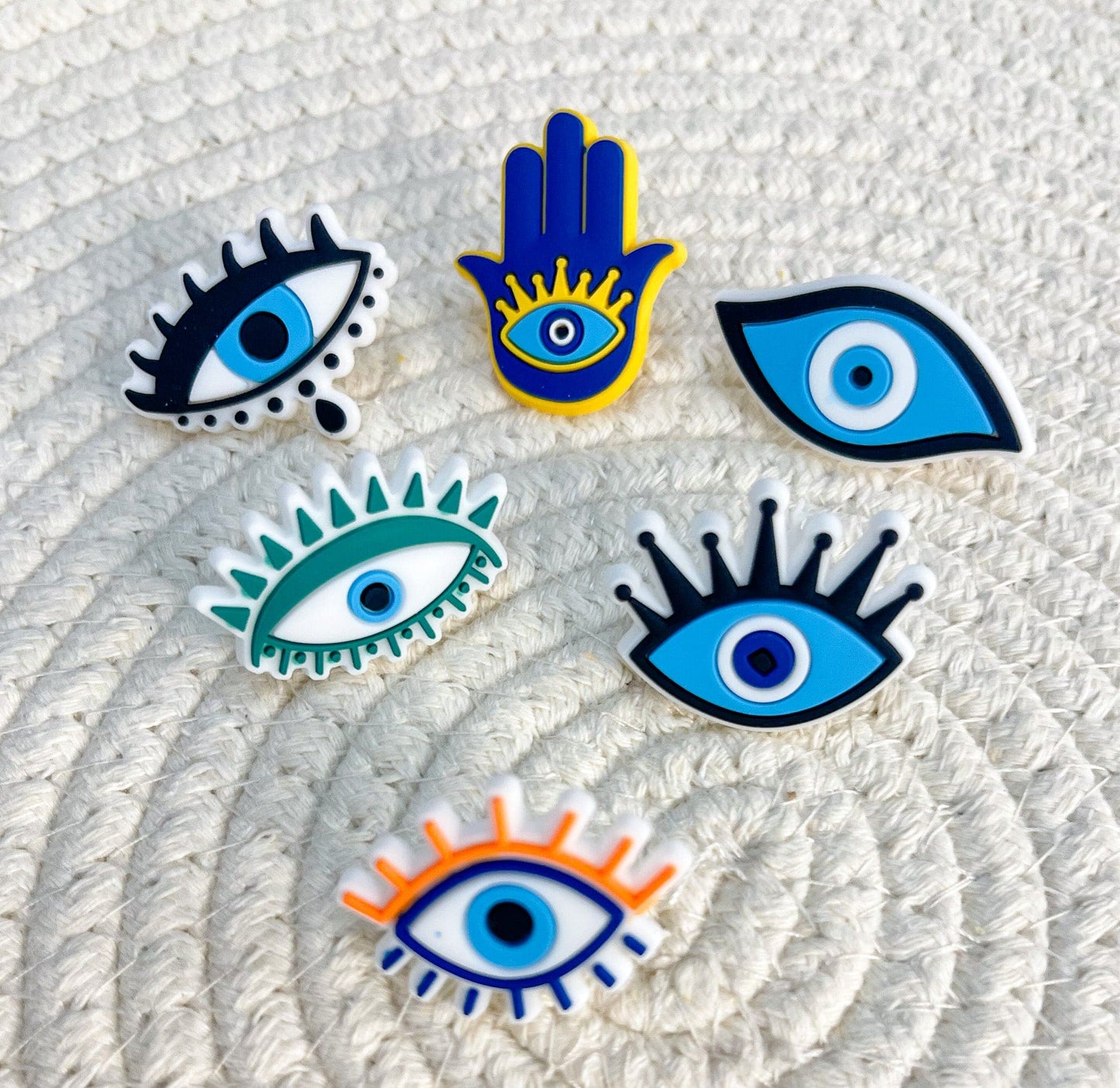 Evil Eye Straw Toppers