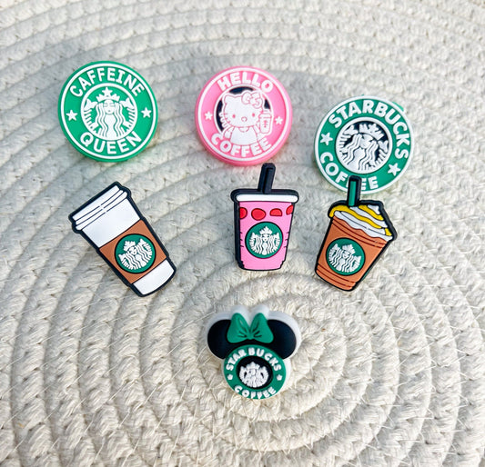 Starbucks and HK Coffee and Frappuccino Straw Toppers