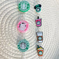 Starbucks and HK Coffee and Frappuccino Straw Toppers