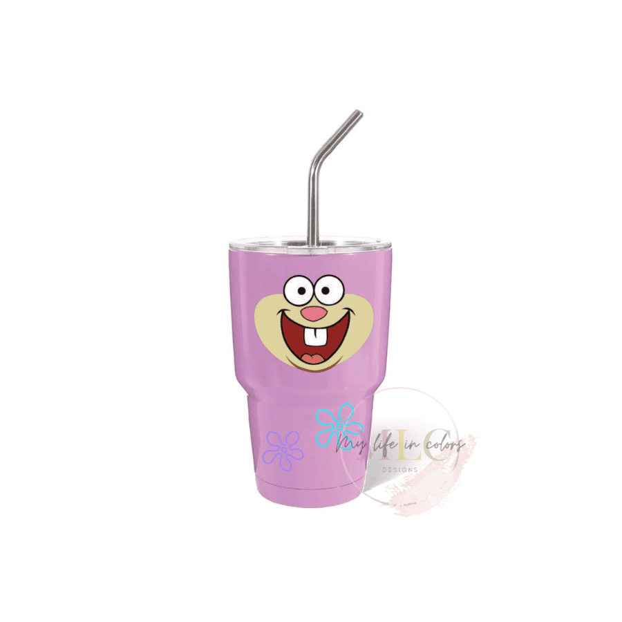 Custom SpongeBob and friends Faces Mini Glass Set of 7 Mini  Shot Glass tumbler Stanley Party Favor holiday gift idea