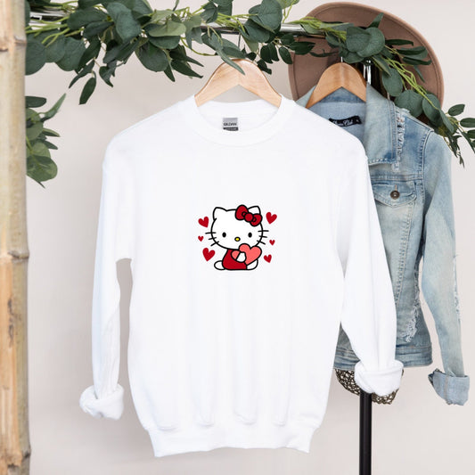 Custom kitty crewneck/ sweatshirt personalized