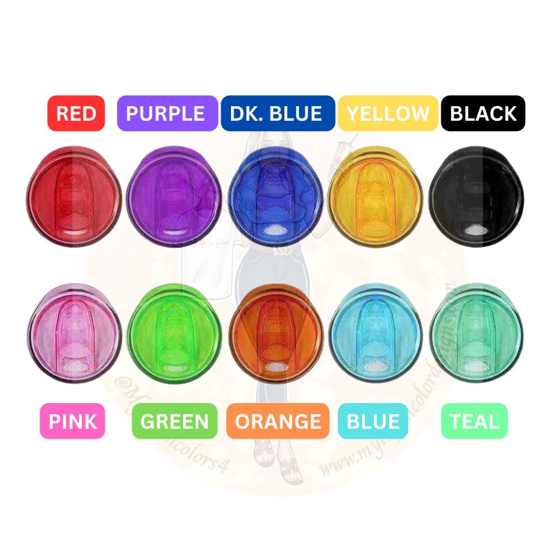 Colorful 20 oz skinny tumbler Lid replacement